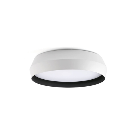 Фото: Shoku 350 Настенный/потолочный светильник белый/черный LED 24W 2700K DIM - основной вид