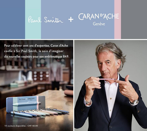 Ручка шариковая Caran d`Ache 849 Paul Smith II SE, Rose Pink (849.071)