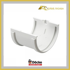 Соединитель желобов Docke STANDARD Белый