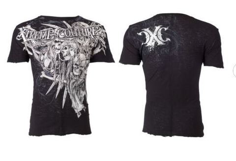 Xtreme Couture | Футболка мужская OUTLAW X798 от Affliction сзади и перед