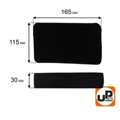Фильтр воздушный UNITED PARTS для 173/177/182/188/190/192F, GX240/270/340/390 (поролоновый) (90-0466)