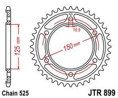 Звезда ведомая JTR899 45