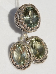 Сефора (кольцо + серьги из серебра)