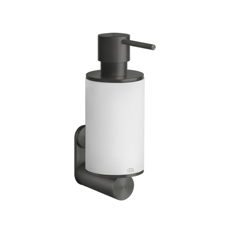 Gessi 316 54713#707 Дозатор для жидкого мыла настенный, цвет: белый/brushed black metal pvd