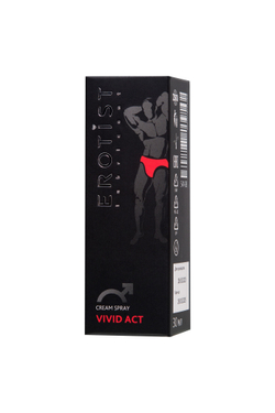 Крем-спрей Erotist VIVID ACT, для мужчин, для повышения потенции и улучшения эрекции, 30мл