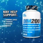 EVLution Nutrition, DIM 200, 200 мг, 60 растительных капсул