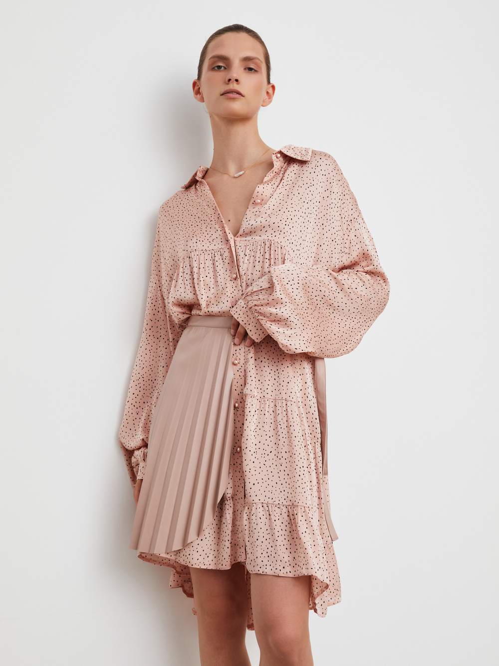 Баска Pleatst Pink