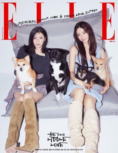 публикация ELLE - 2025.11 VOL. 2 JEONGYEON & TZUYU D Type