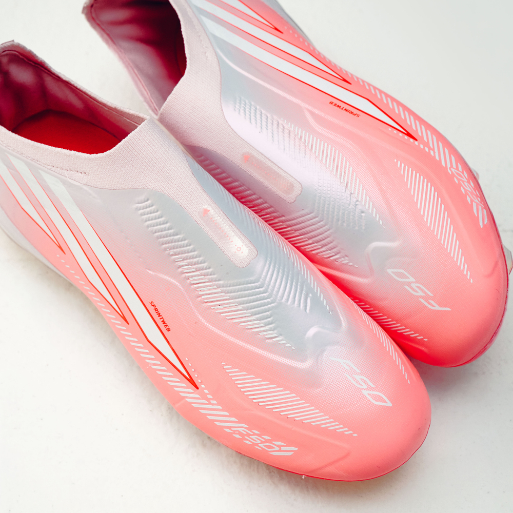 FG / Adidas F50 Hyperfast Laceless / Pink Red