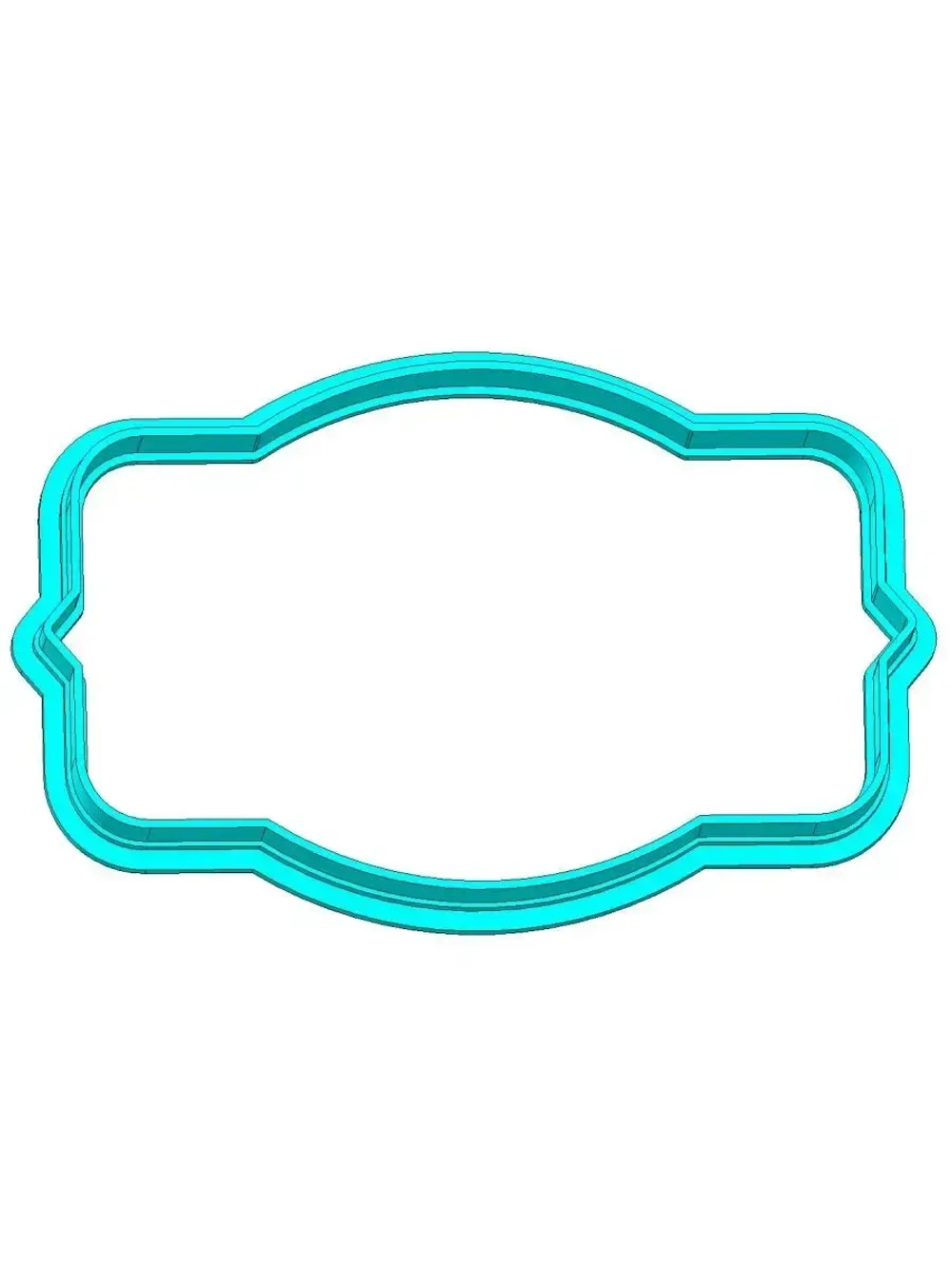 Вырубка фигурная рамка
