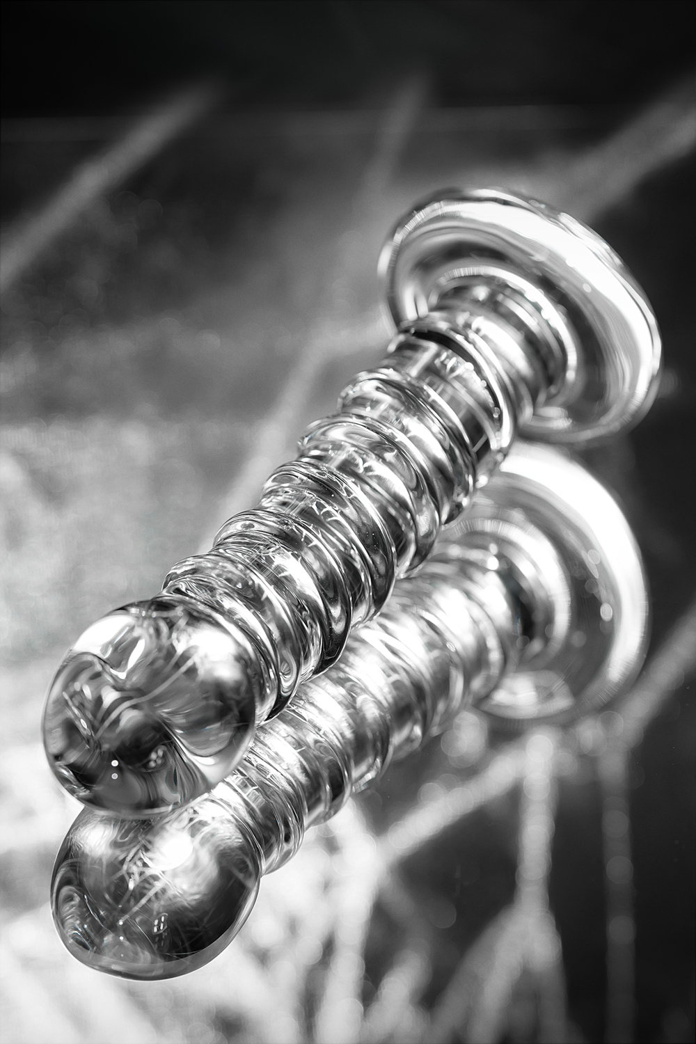 Фаллоимитатор Sexus Glass, стекло, 16 см