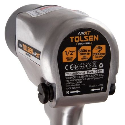 Цена на TOLSEN (TT73360) Гайковерт пневматический ударный 1/2", 680 Нм