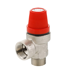 Предохранительный клапан 3BAR 1/2"гх1/2"ш красный VALTEC