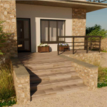 Exagres Forest Peldano Moka 33x33