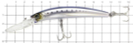 Воблер для рыбалки R538-OK Crystal Minnow DD 90F, 90мм, 9,5г