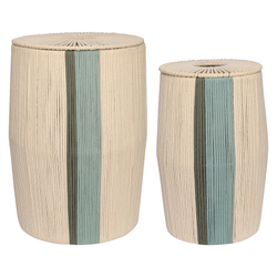 Корзина плетеная Tkano Conga Green Ethnic tk24-st_ba0028
