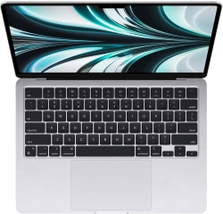 Ноутбук Apple MacBook Air A2681 M2 8 core 16Gb SSD256Gb/8 core GPU 13.6" Retina (2560x1664) macOS silver WiFi BT Cam (MC7V4HN/A)