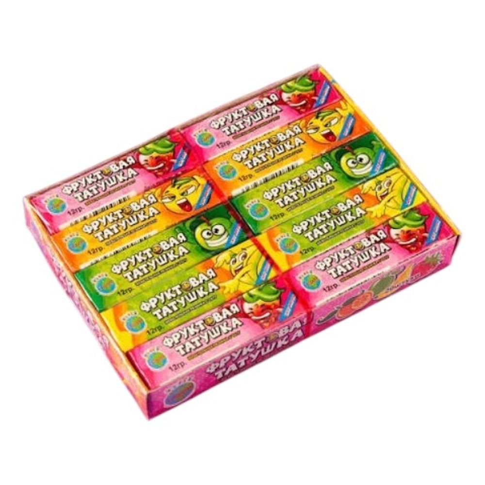 Резинка жевательная дражированная "Fruit Crush" 24шт*10 бл