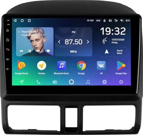 Магнитола для Honda CR-V 2 2000-2006 - Teyes CC2 PLUS монитор 9" QLED, Android 10, Быстрая, SIM-слот
