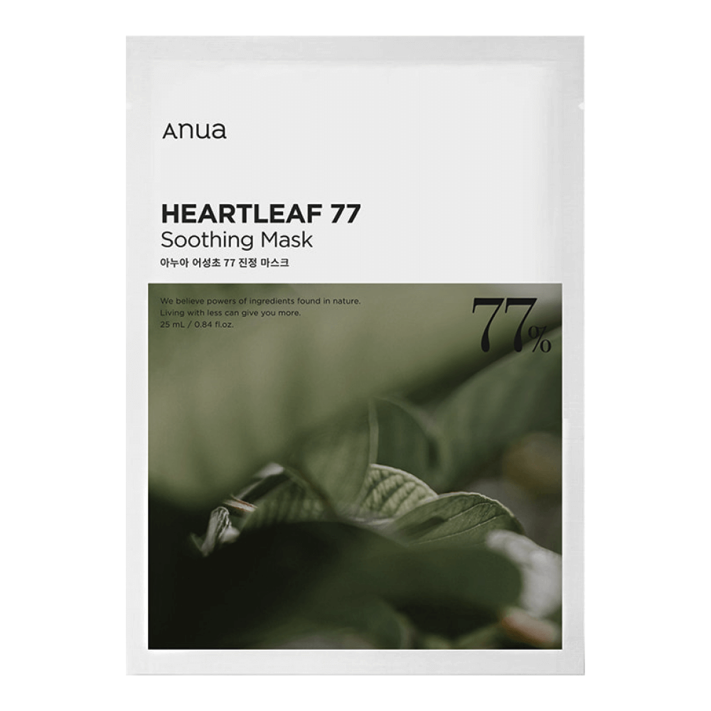 Anua Heartleaf 77% Soothing Mask Успокаивающая тканевая маска на основе хауттюйнии