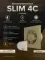 Вентилятор накладной SLIM D100 обр.клапан шампань DICITI
