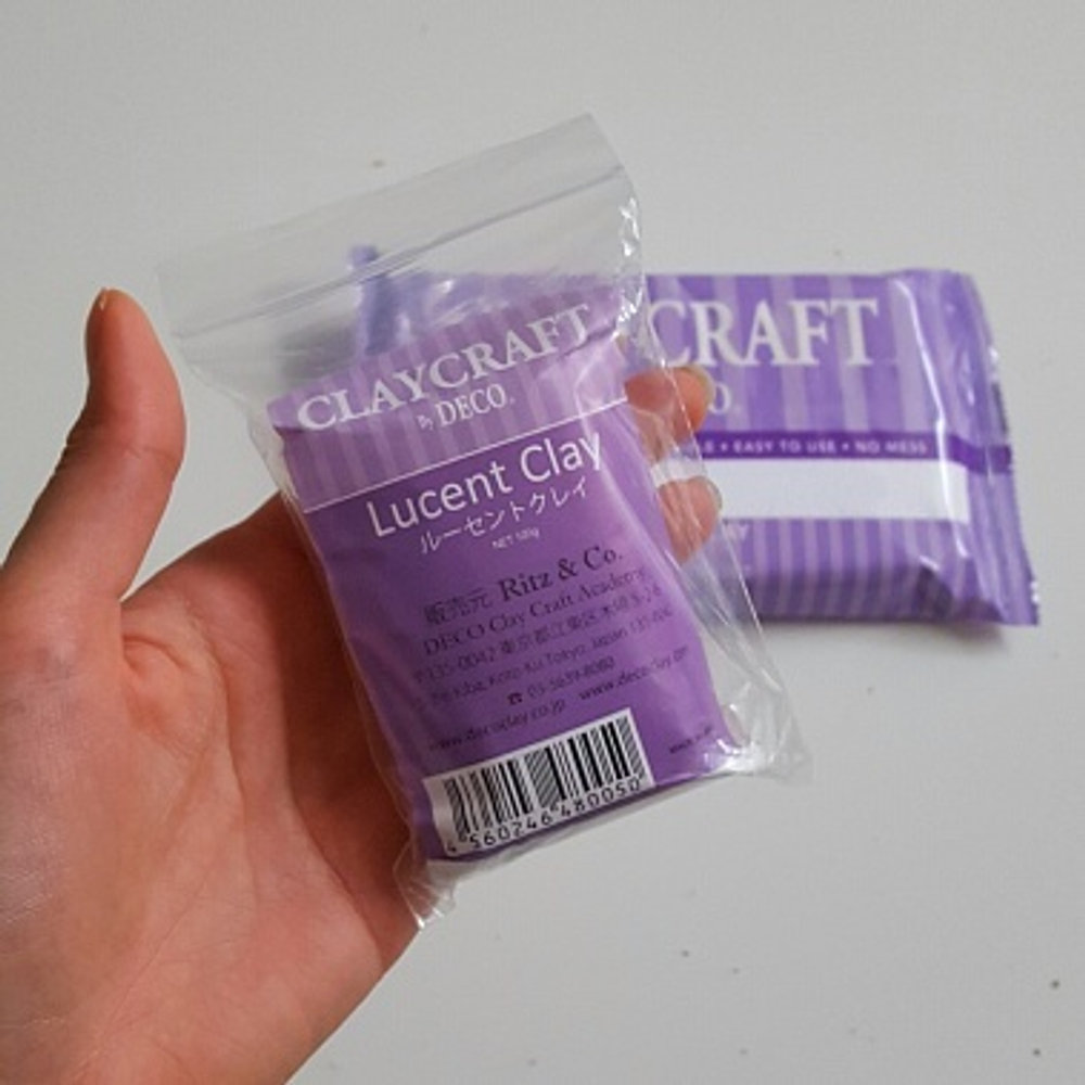 Глина CLAY CRAFT by DECO ™ Lucent (прозрачная, 100гр)