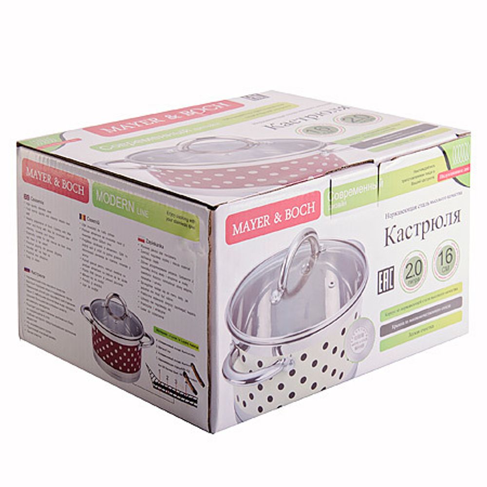 Кастрюля MAYER &amp; BOCH MB-25161 3,8 л