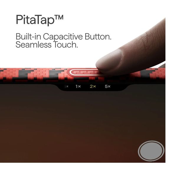 Чехол Pitaka Edge Case для iPhone 17 Pro, Бордовый | Maroon