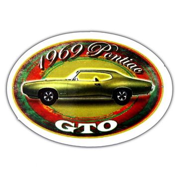 Наклейка Pontiac GTO 1969