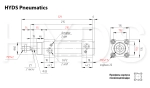CP96SDB125-50C Пневмоцилиндр
