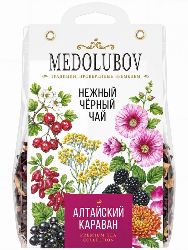 Чай чёрный нежный «Алтайский караван» Медолюбов 100 г