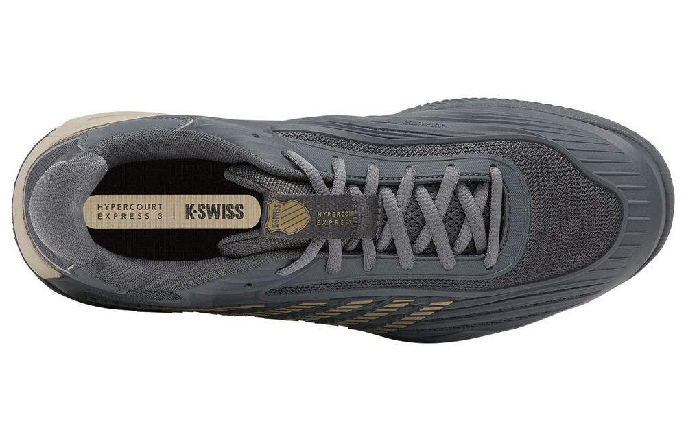Теннисные кроссовки K-Swiss Hypercourt Express 3 Clay - whitecap gray/pale khaki/turbulence