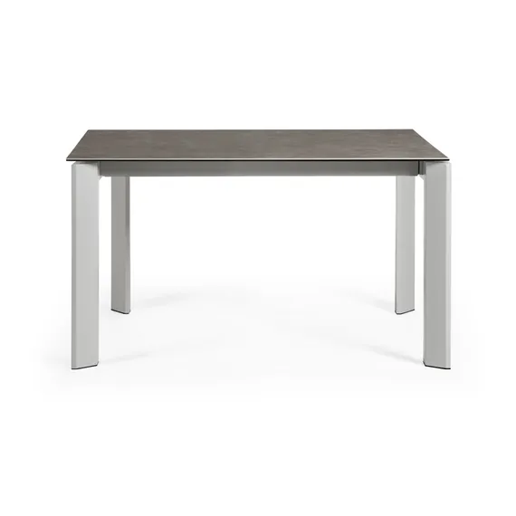 Стол Atta 140 (200) x90 серый керамика