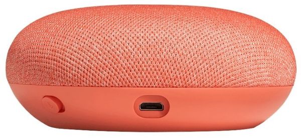 Домашний помощник Google Home Mini (Coral / Коралловая)