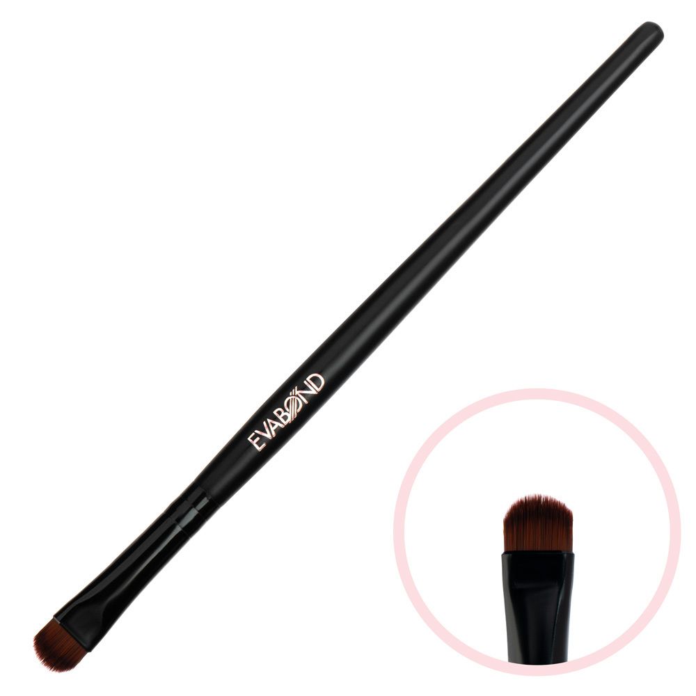 Кисть макияжная для теней средняя Black Y EVABOND