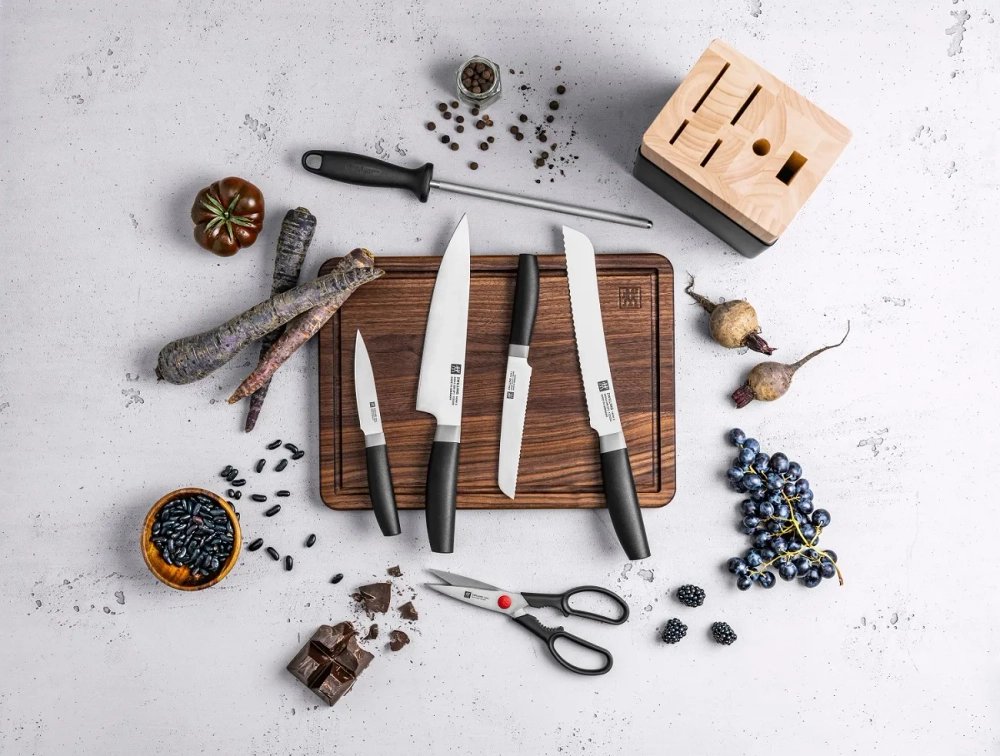 Zwilling Набор из 3 ножей Now S в черном блоке EAN 4009839641466