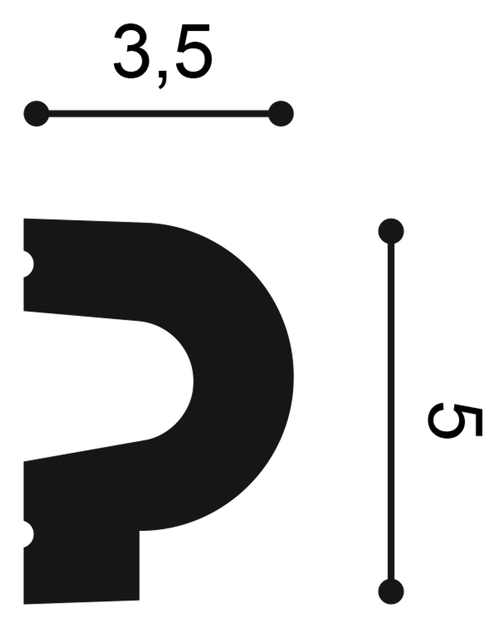 Молдинг P8060