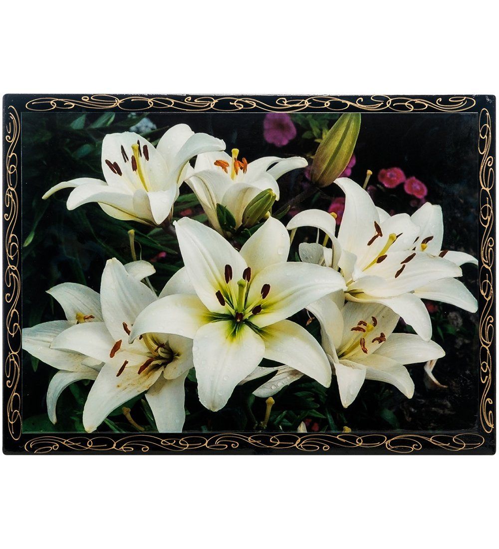 ШК-13/33-B Шкатулка в технике декупаж (прям. 32х23х6,5)