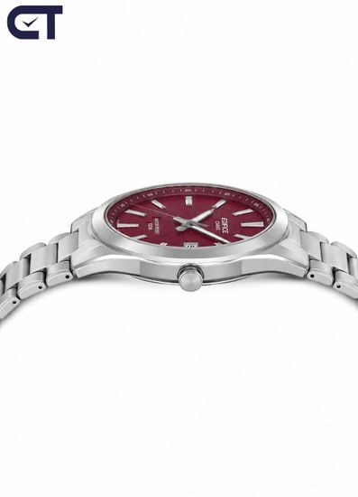 CASIO EFV-160D-4AVDF EDIFICE мужские наручные часы — компактная стальная модель с красным циферблатом
