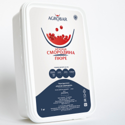 ПЮРЕ АГРОБАР из красной смородины с/м 10% сахара Россия, 1 кг