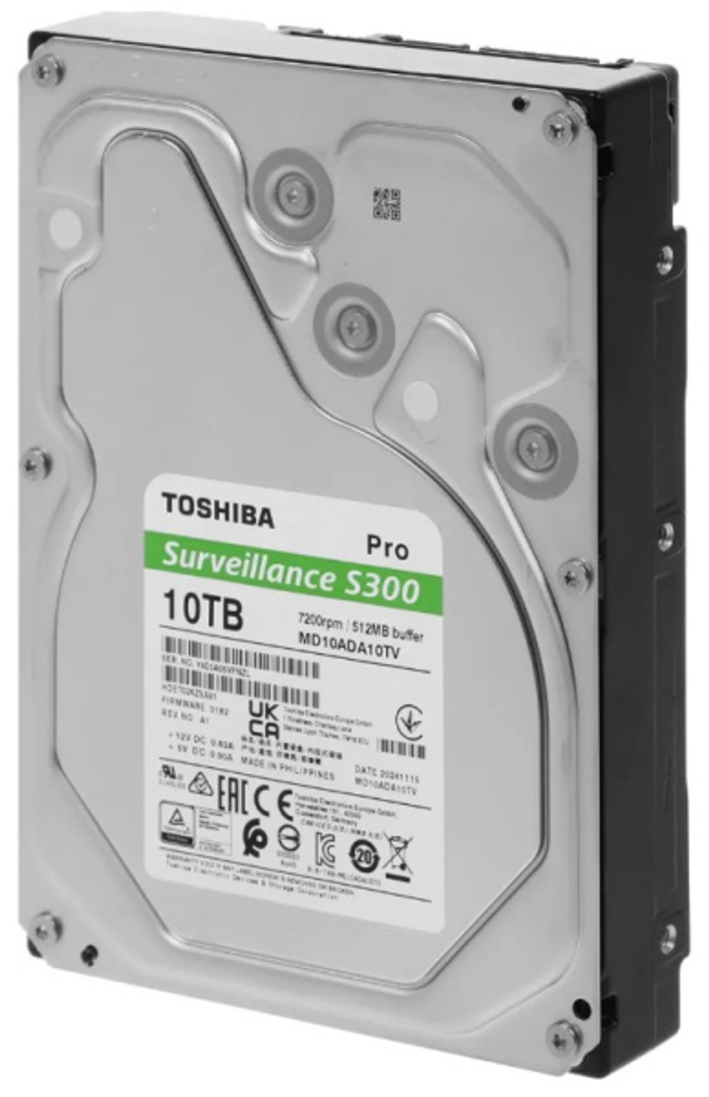 Жесткий диск 10TB SATA 6Gb/s Toshiba S300