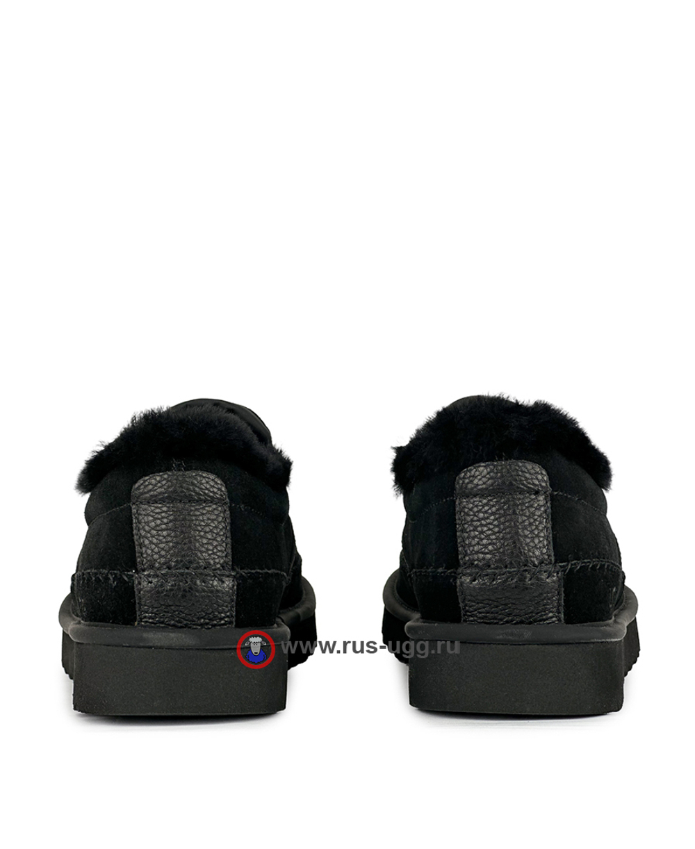 MEN'S STITCH SLIPPER - Black