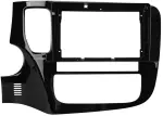 Магнитола для Mitsubishi Outlander 3 2016-2022 (левый руль, овальный климат, Китай, рамка 9) - FarCar S500+TS10 монитор 12.3" 2K QLED на Android 14, Быстрая, CarPlay, 4G SIM-слот