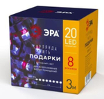 Гирлянда LED ENIN-3P ЭРА  Нить Подарки 3 м холодный свет, 220V, IP20