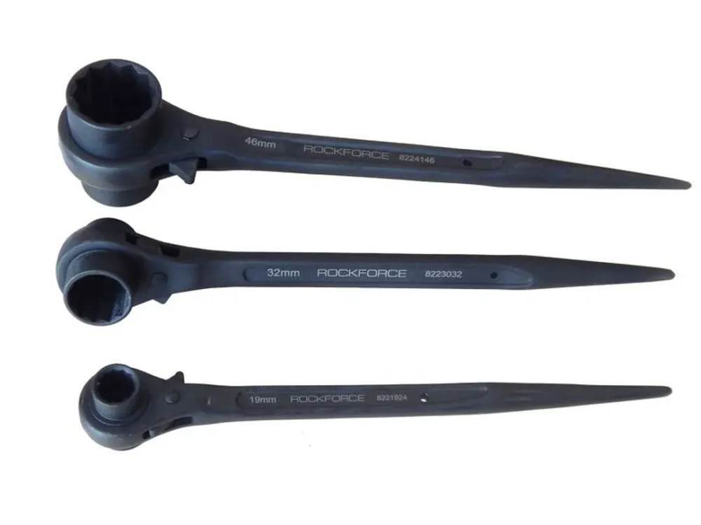 Ключ трещоточный ступичный усиленный 17х19 RockForce##Rock FORCE RF-8221719