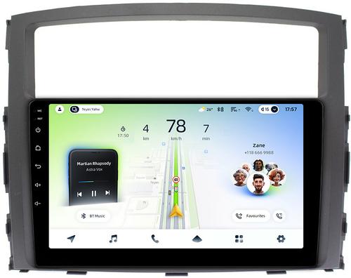 Магнитола для Mitsubishi Pajero 4 2006-2022 - Teyes CC4L-DTS монитор 9" IPS, Android 14, Быстрая, Snapdragon 662, CarPlay, 4G SIM-слот