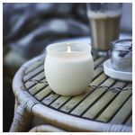 Свеча ароматическая IKEA JAMLIK (ЯМЛИК), Ваниль, Светло-бежевый, 50 часов