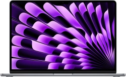 Ноутбук Apple MacBook Air A3114 M3 8 core 16Gb SSD256Gb/10 core GPU 15.3" Liquid Retina (2880x1864) macOS grey space WiFi BT Cam (MC9D4LL/A)