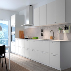 IKEA VALLSTENA  (ИКЕА ВАЛЛСТЕНА)  -  Фронтальная панель ящика - белый 40x20 см