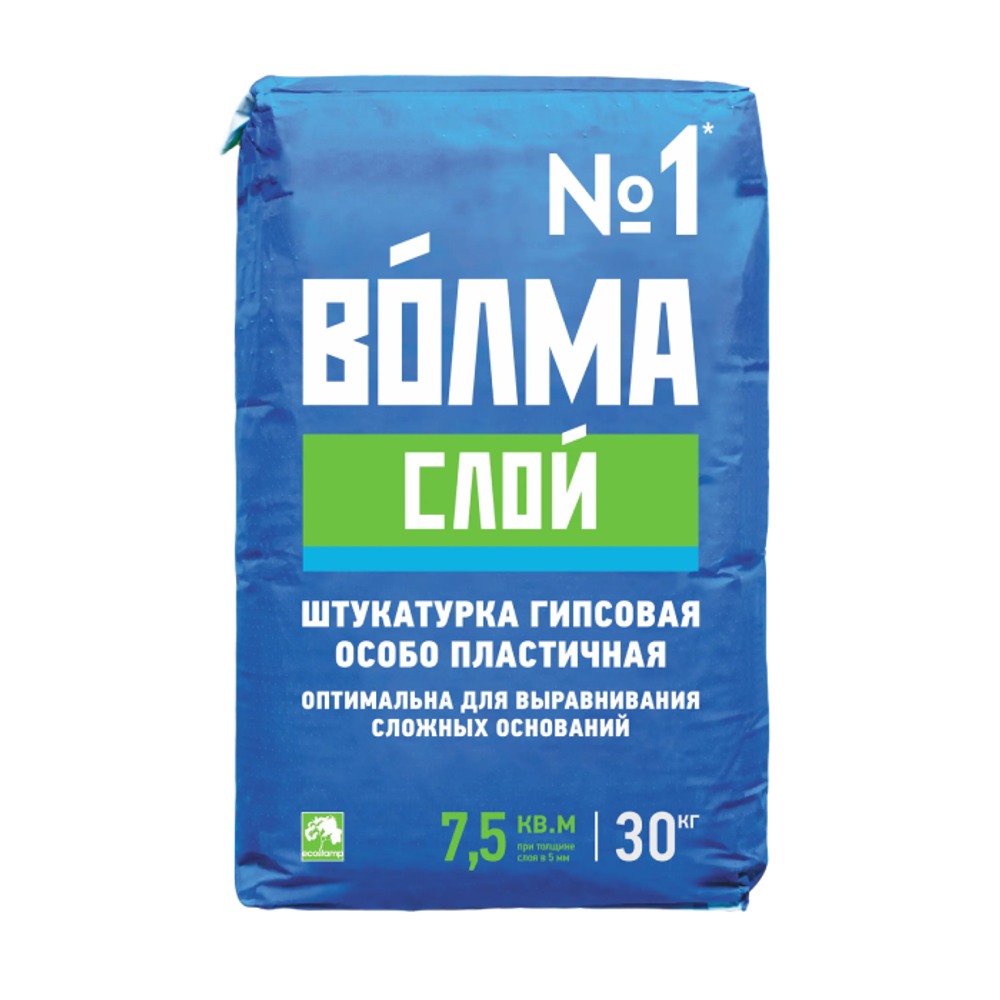 Штукатурка ВОЛМА - Слой 30 кг по низкой цене